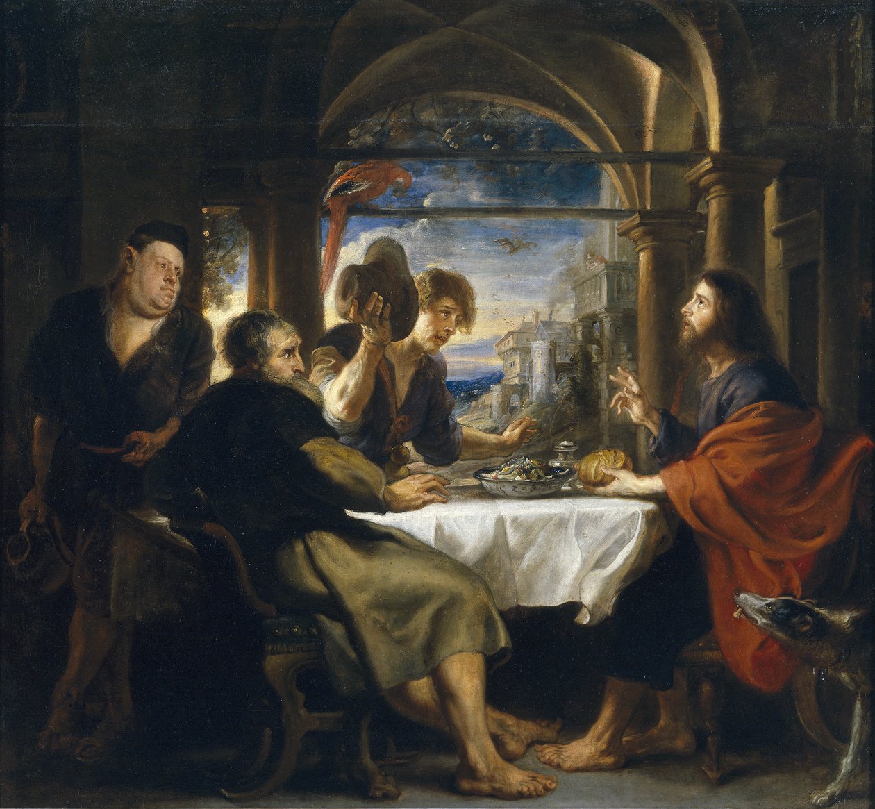 Večeře v Emauzích, 1638 od Peter Paul Rubens