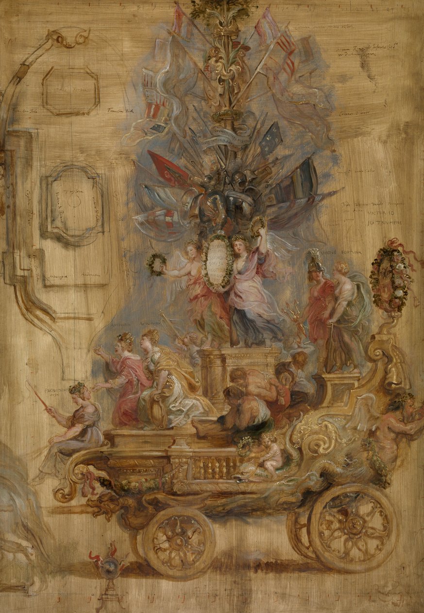Triumfální vůz Kallo, 1638. od Peter Paul Rubens