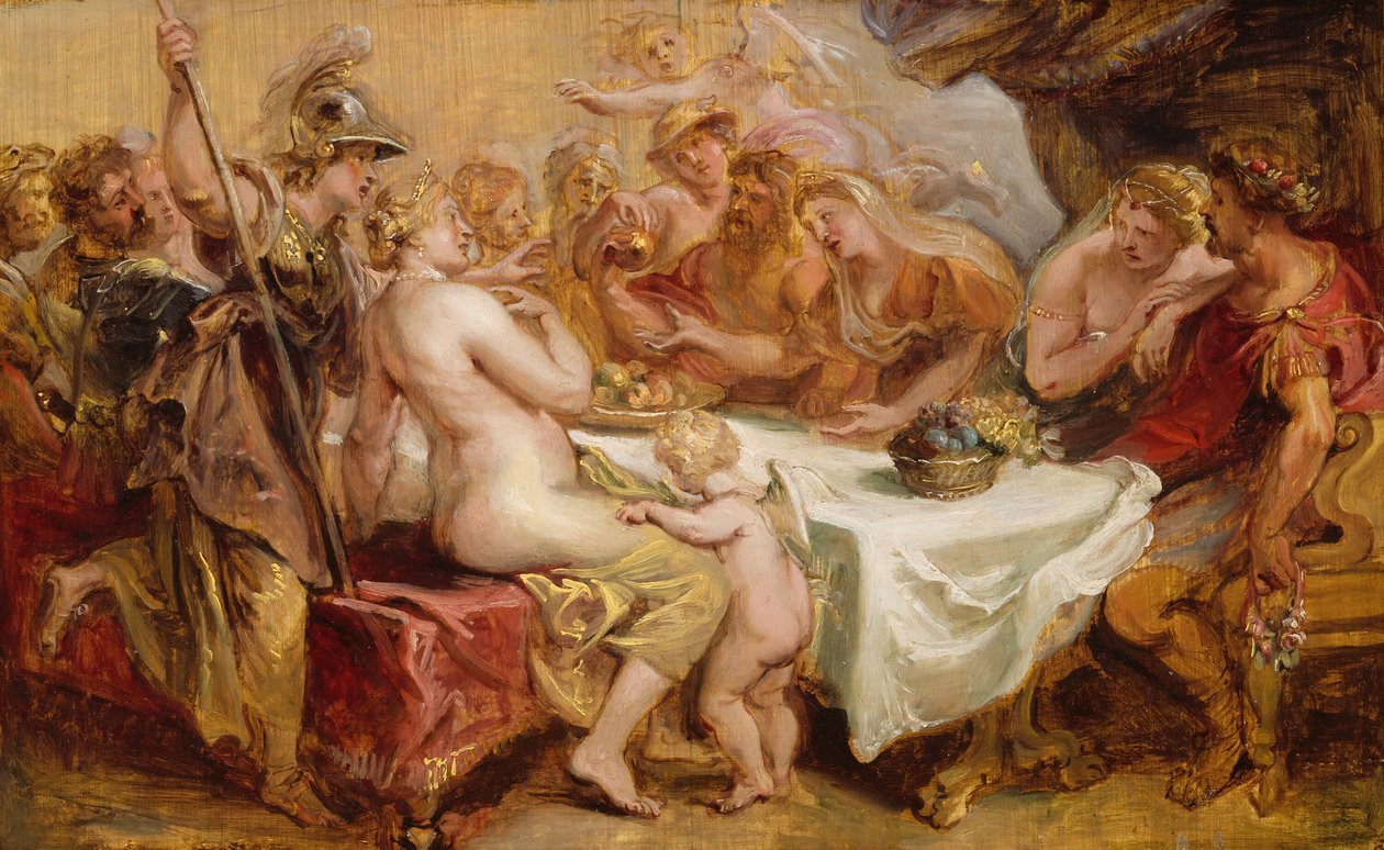 Svatba Pelea a Thetis, 1636. od Peter Paul Rubens