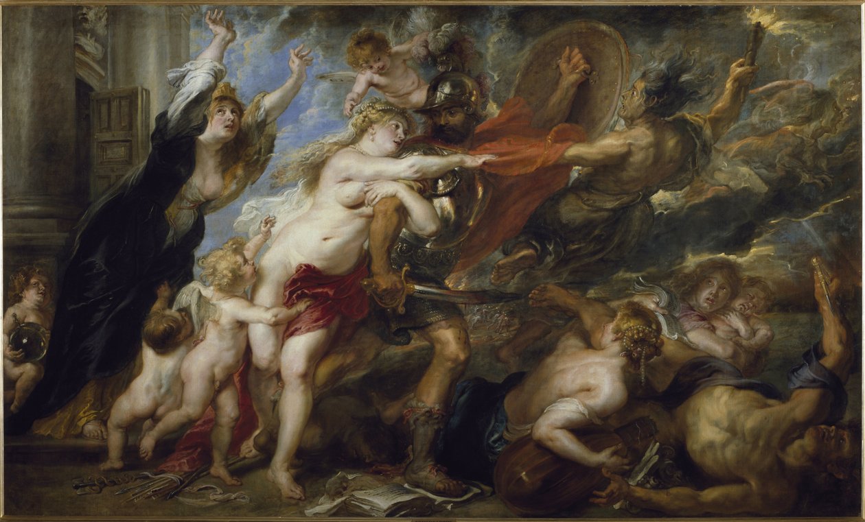 Důsledky války - olej na plátně od Peter Paul Rubens