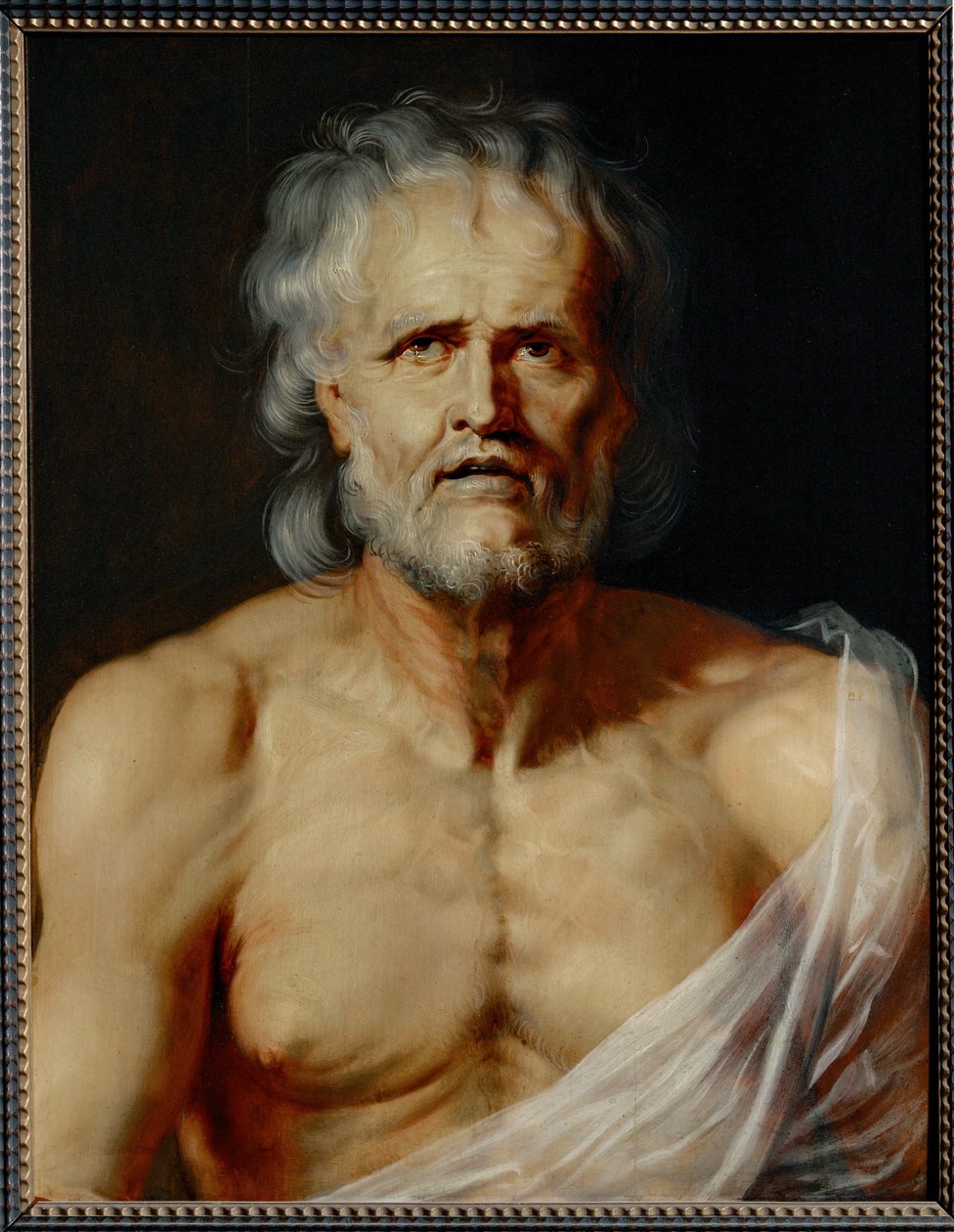Umírající Seneca (malba na dřevě) od Peter Paul Rubens