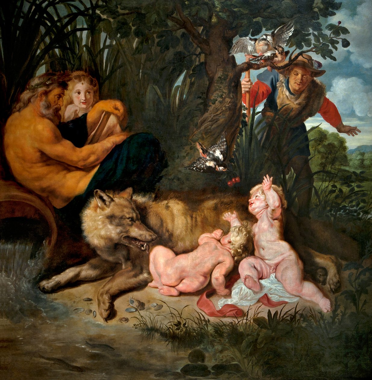 Vlčice kojí Romula a Rema od Peter Paul Rubens