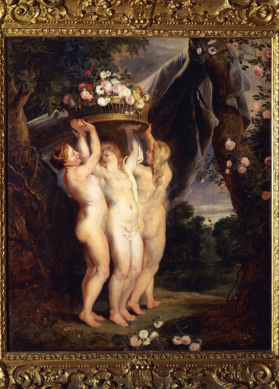 Tři grácie (olej na plátně od Peter Paul Rubens
