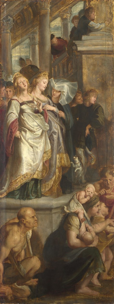 Tři svědkyně. Skica pro hlavní oltář, St Bavo, Gent, 1612 od Peter Paul Rubens