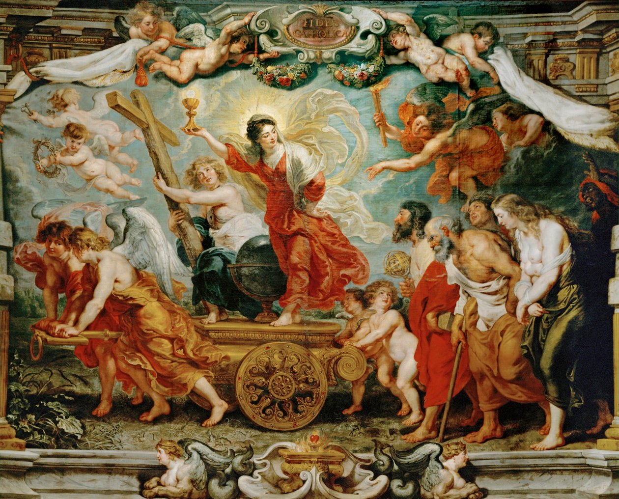 Triumf víry od Peter Paul Rubens