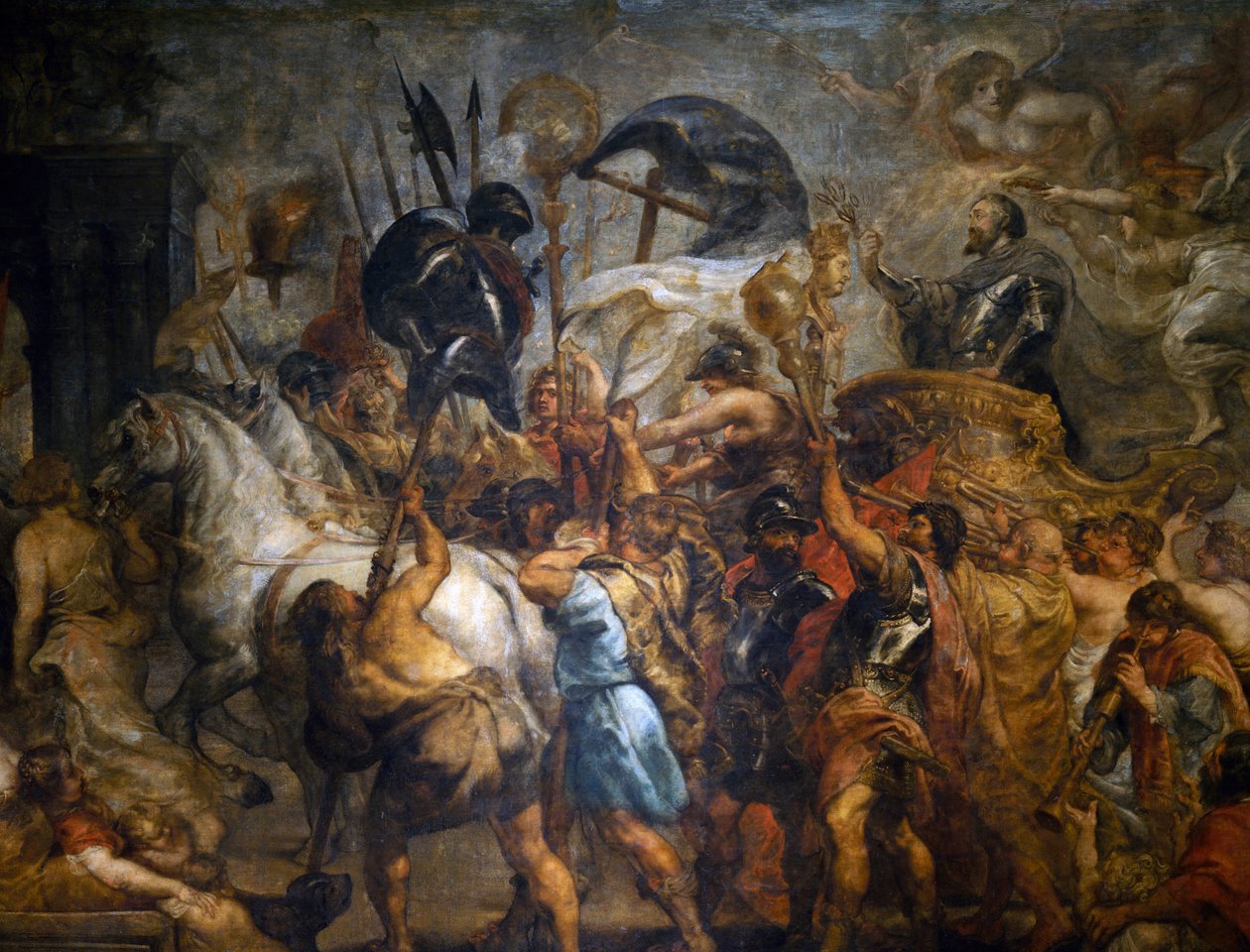 Triumfální vstup Jindřicha IV v Paříži (22 od Peter Paul Rubens