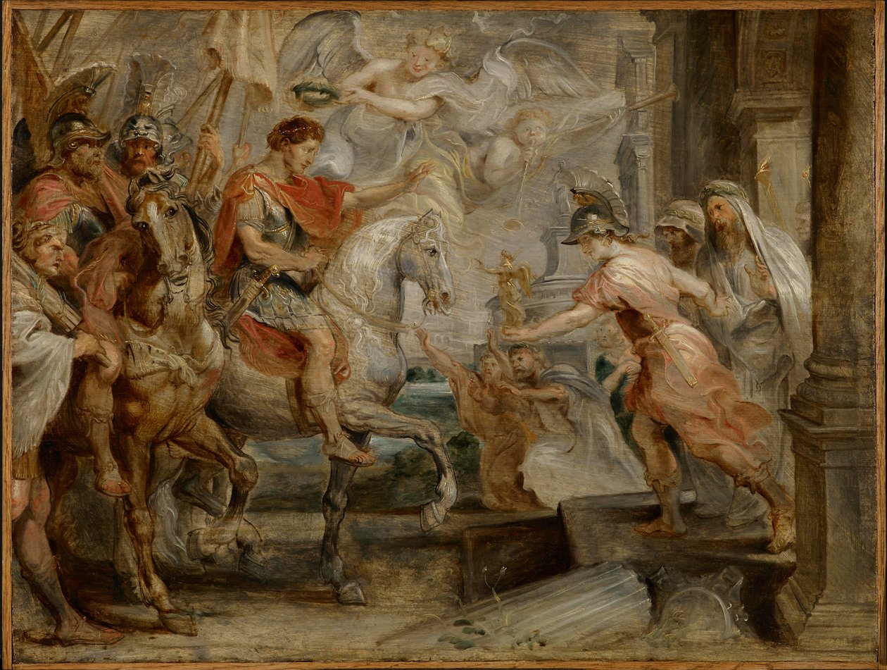 Triumfální vjezd Konstantina do Říma od Peter Paul Rubens