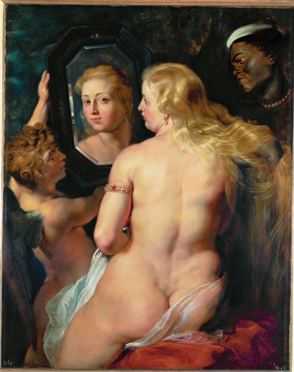 Venuše před zrcadlem od Peter Paul Rubens