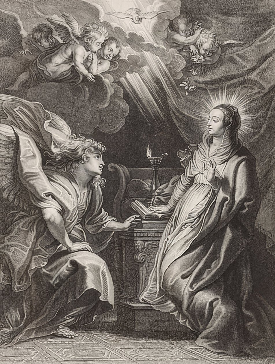 Zvěstování od Peter Paul Rubens