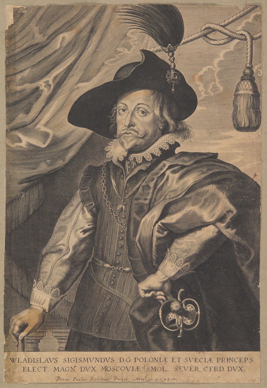 Vladislav IV. Vasa (1595–1648), polský král a velkokníže litevský v letech 1632–1648 od Peter Paul Rubens