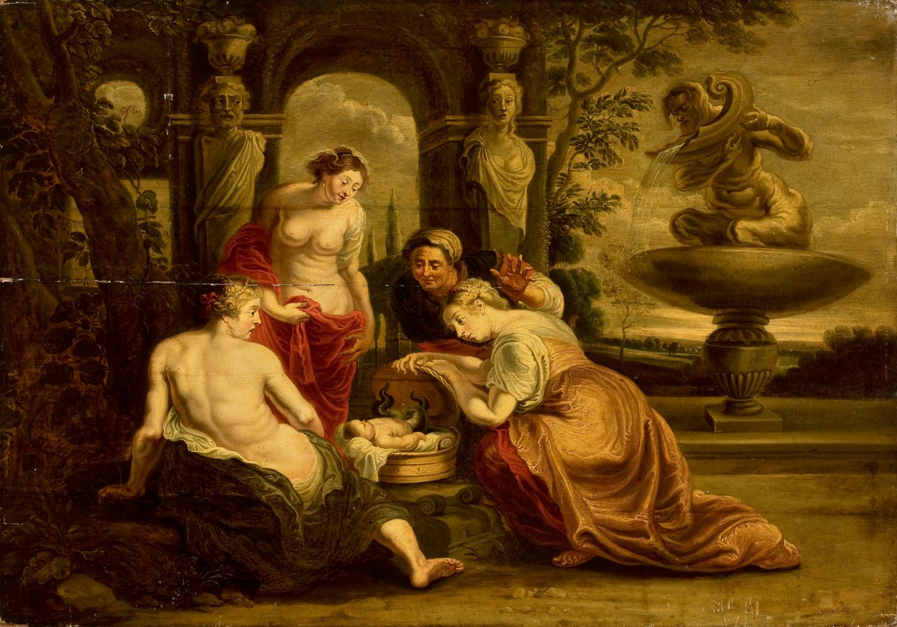 Nalezení Erechtheia od Peter Paul Rubens