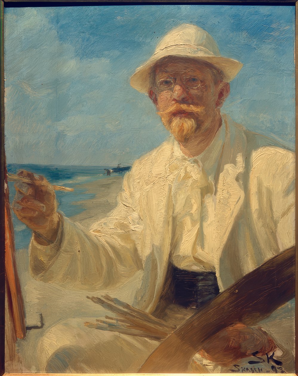 Autoportrét umělce od Peder Severin Krøyer