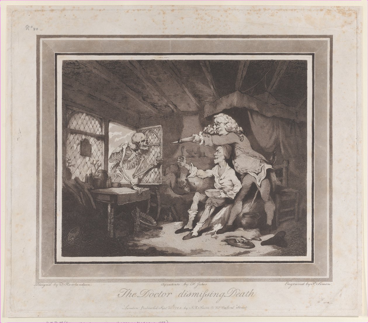 Doktor propouštějící smrt, 15. září 1785, 15. září 178 od Peter Simon
