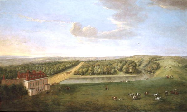 Ashburnham Place, Sussex (olej na plátně) od Peter Tillemans
