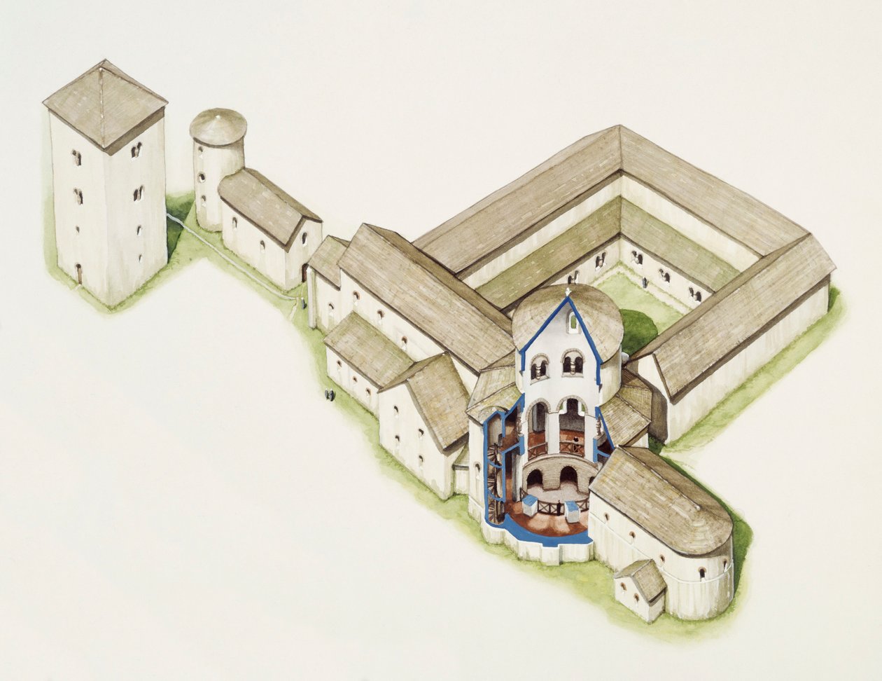 Pozdně saský kostel, St Augustine