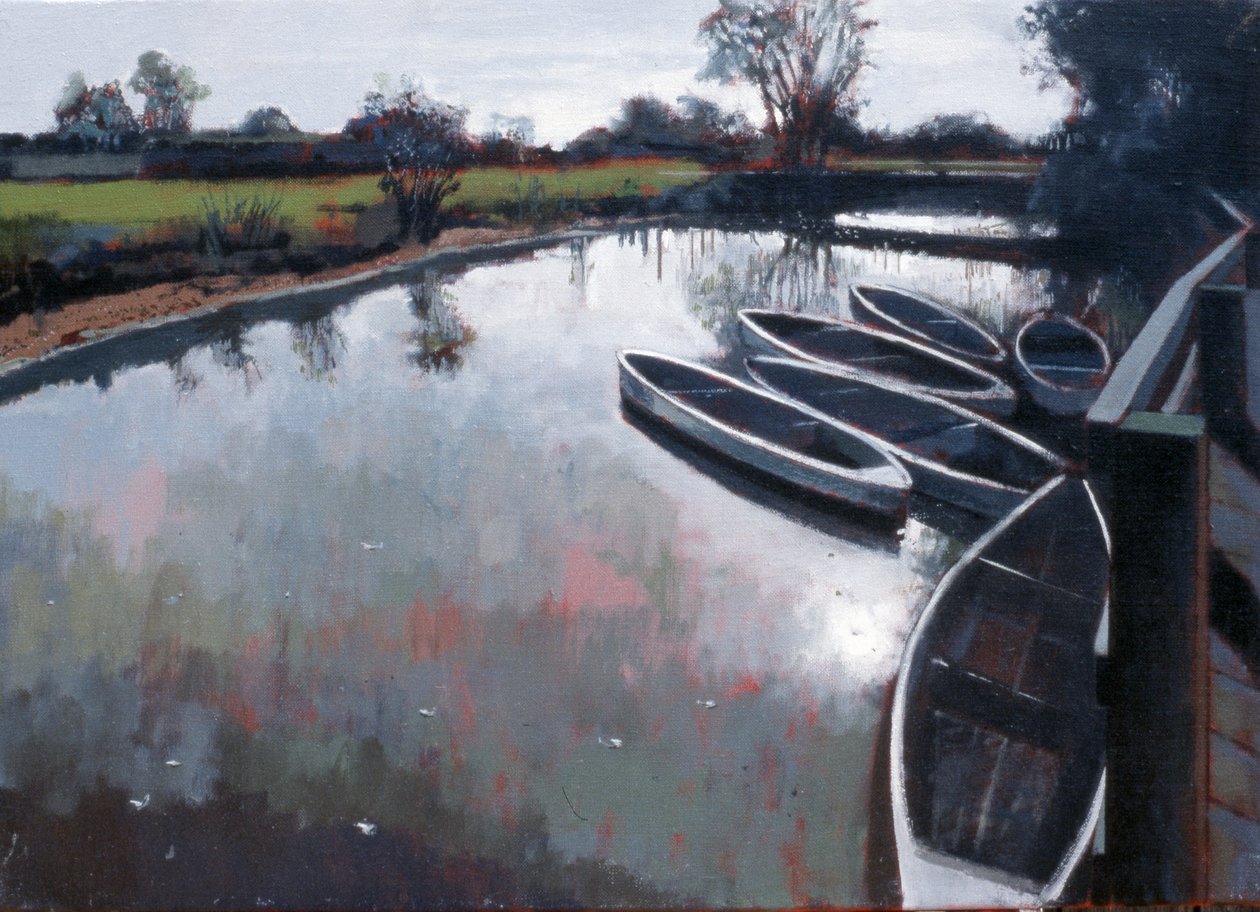 Barcombe Mills, Sussex, 2007 (olej na plátně) od Peter Wilson