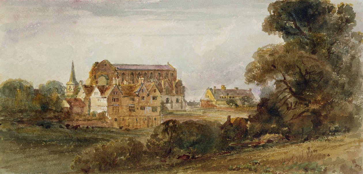 Malmesbury Abbey, Wiltshire od Peter de Wint
