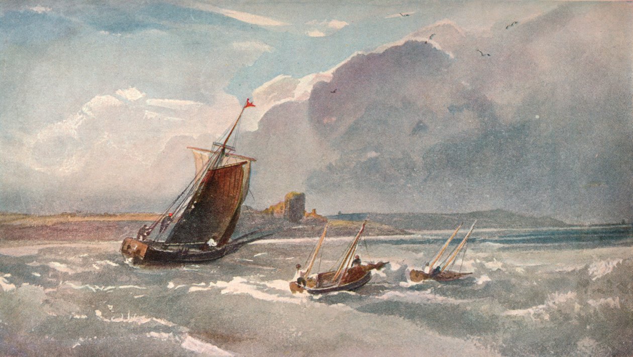 Nearing The Harbour, c1820 od Peter de Wint