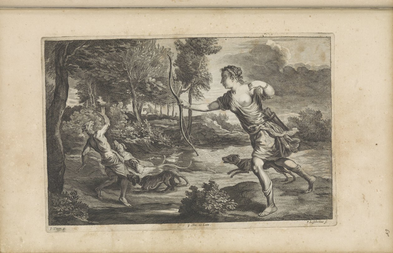 Diana v Actaeonu od Peter van Liesebetten