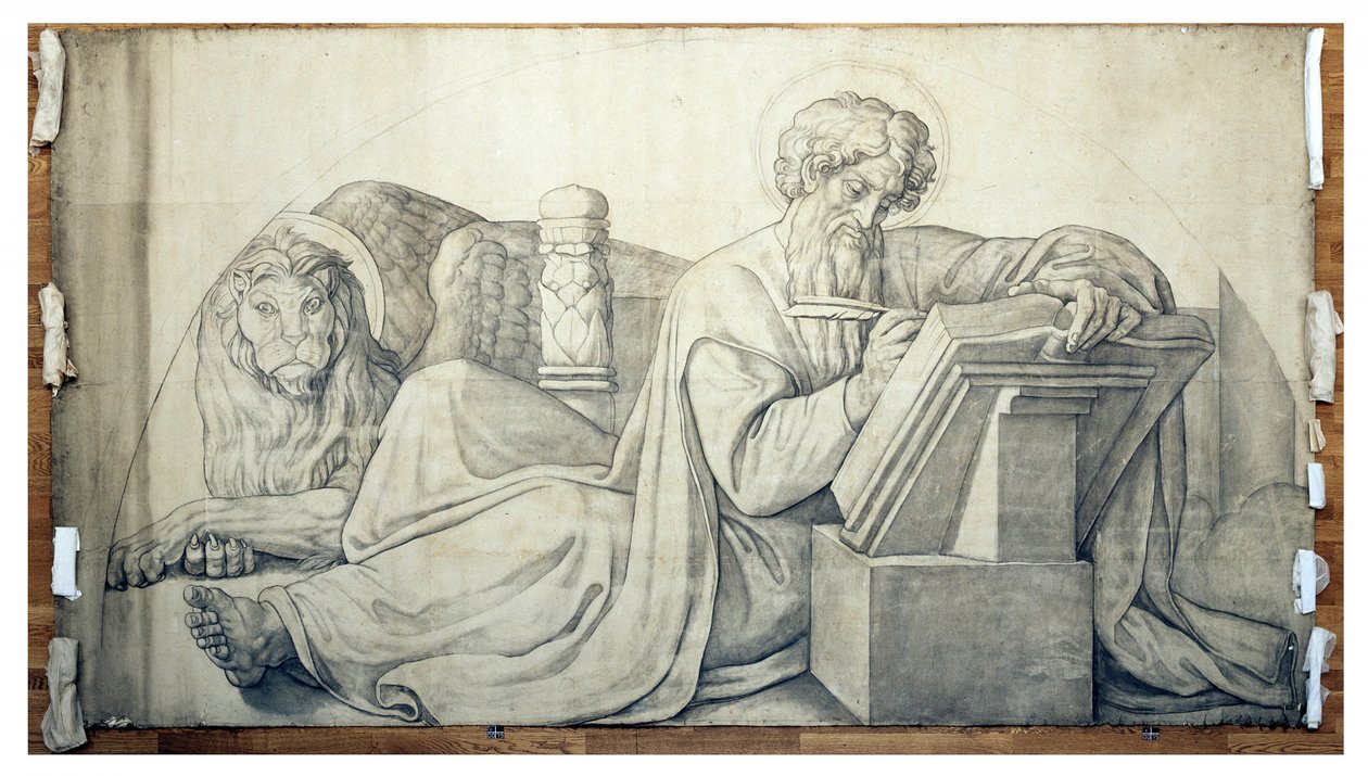 Evangelista svatý Marek od Peter von Cornelius