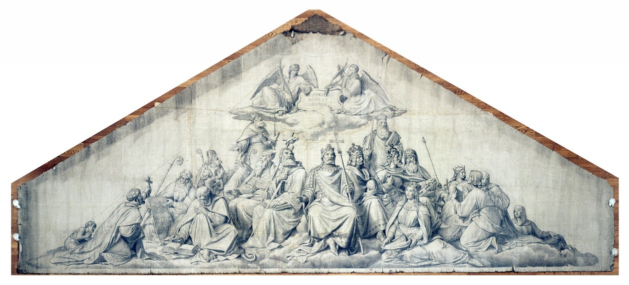 Šiřitelé křesťanství, svatí králové a panny od Peter von Cornelius