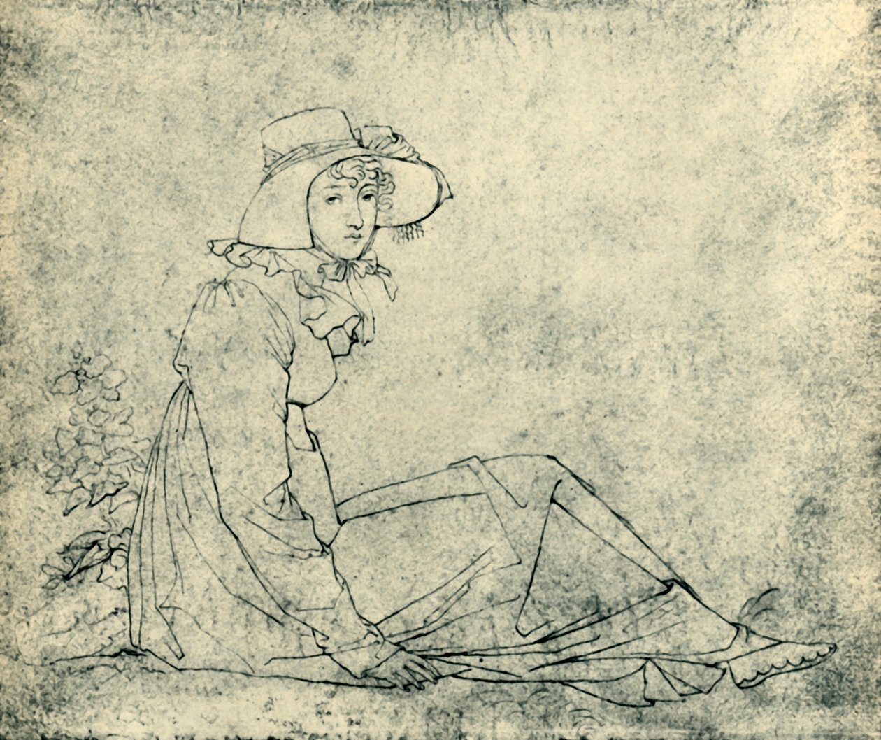 Portrét Elizabeth Malß, c1811, 1943. od Peter von Cornelius