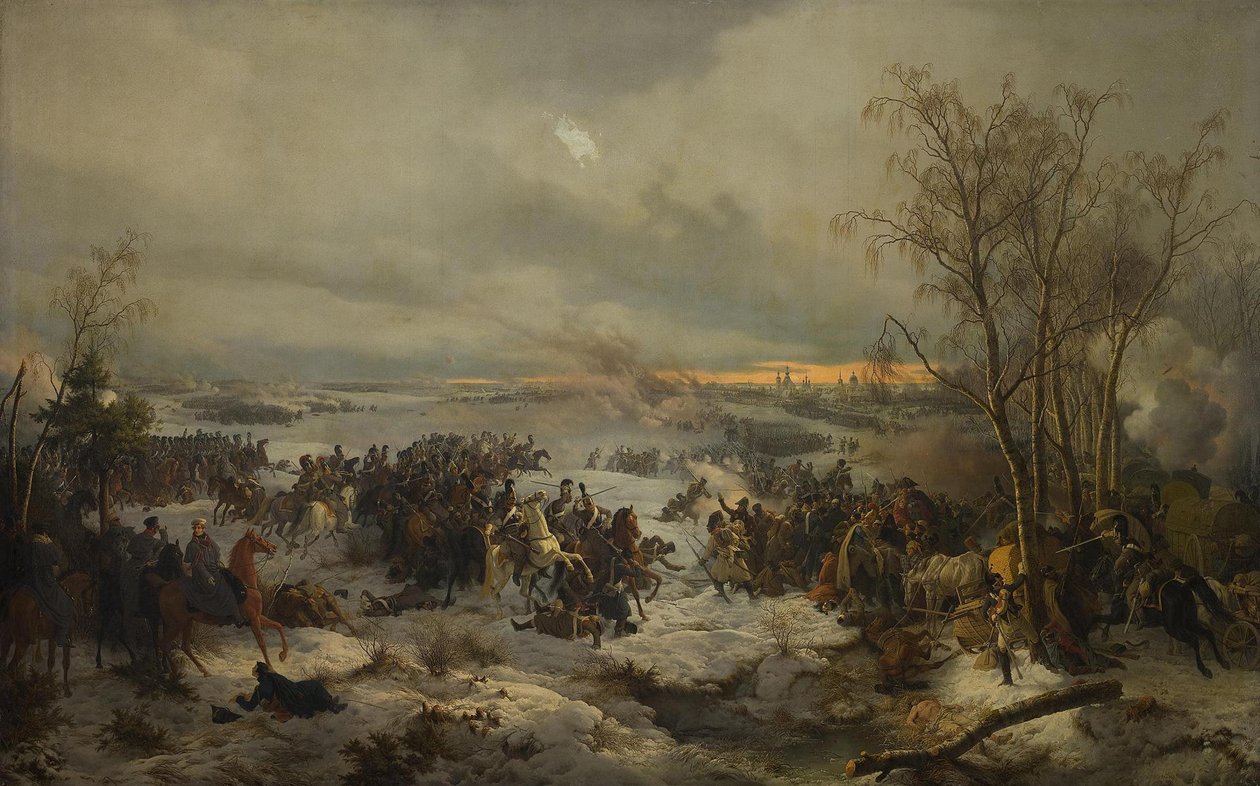 Bitva o Krasnoj Krasny 17. listopadu 1812 1849 od Peter von Hess