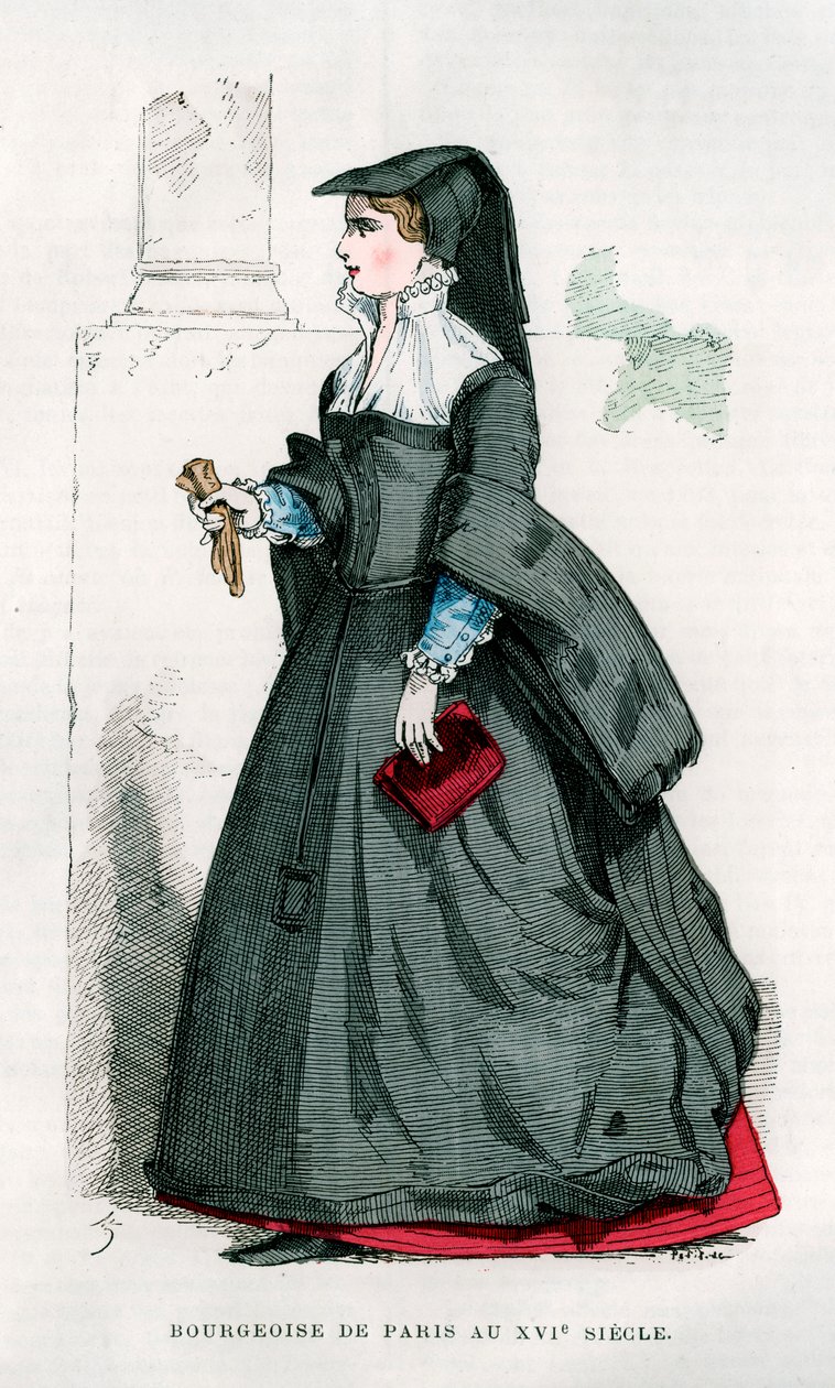 Pařížská buržoazie, 16. století 1882-1884 od Petit