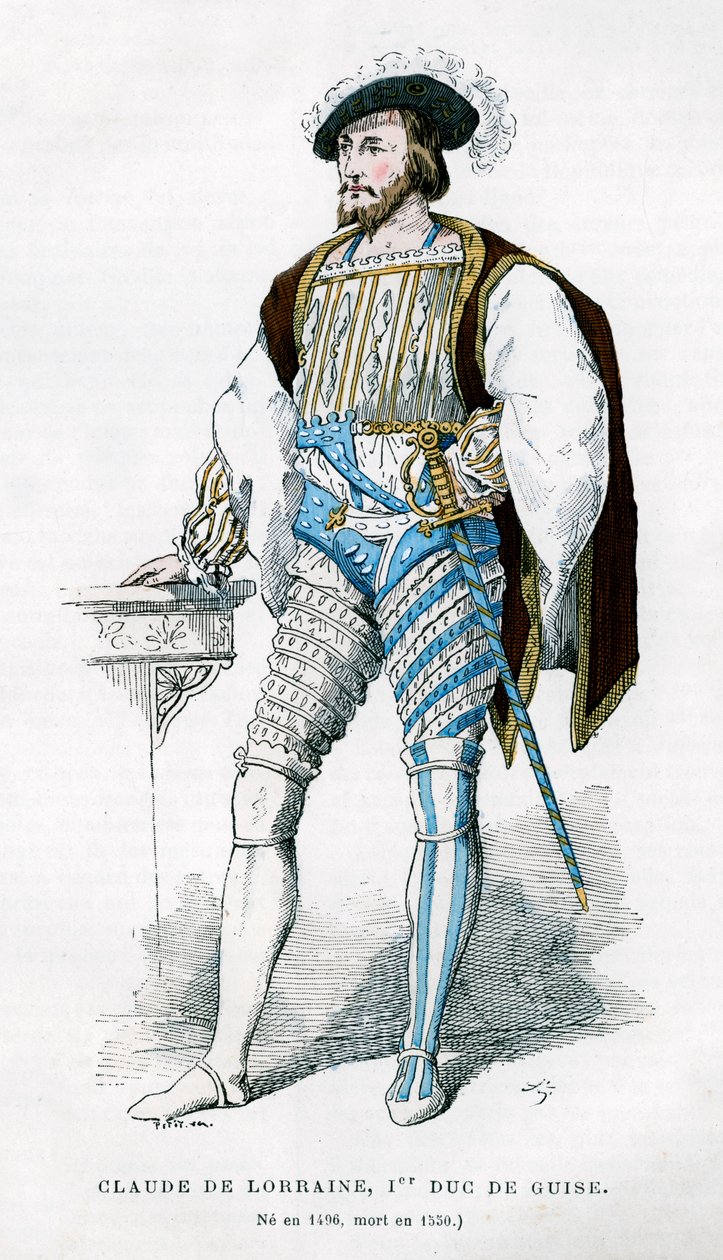 Claude de Lorraine, první vévoda z Guise, 16. století 1882-1884 od Petit