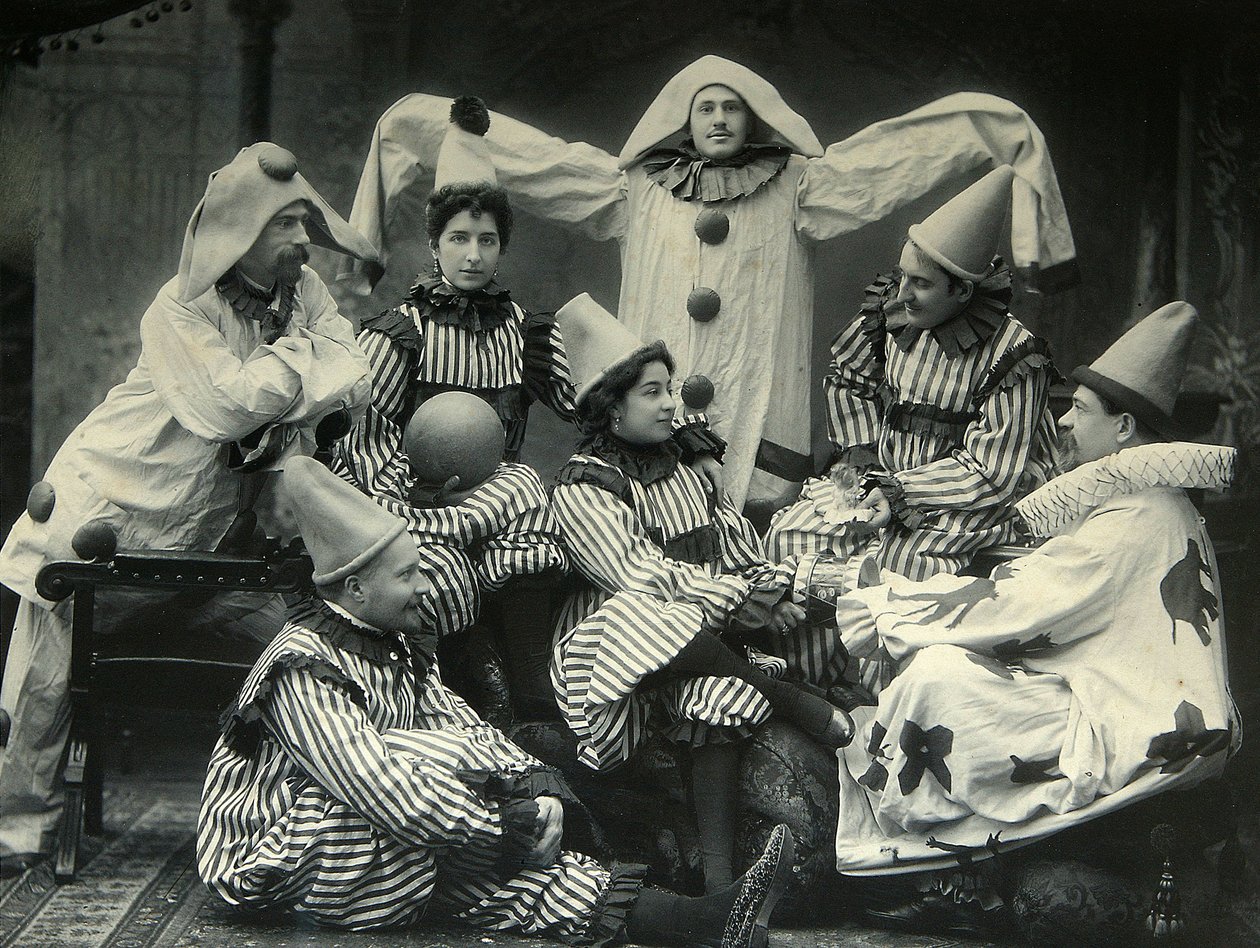Divadelní kompozice. Platinotypie od Petra Petroviče Pavlova (1860-1925) od Petr Petrovich Pavlov