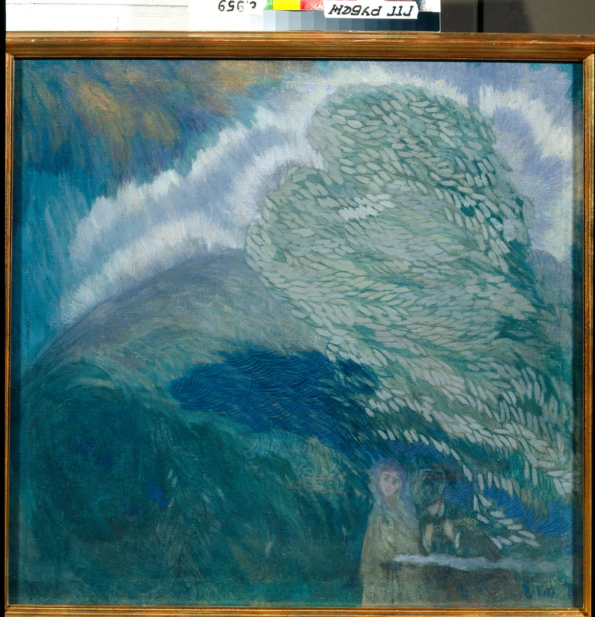 "Storm Lovers" (Storm Lovers) Obraz Pyotra Savviche Utkina (1877-1934) 1908 Rozměr 76,5 x 81 cm Státní Treťjakovská galerie, Moskva od Petr Savvic Utkin