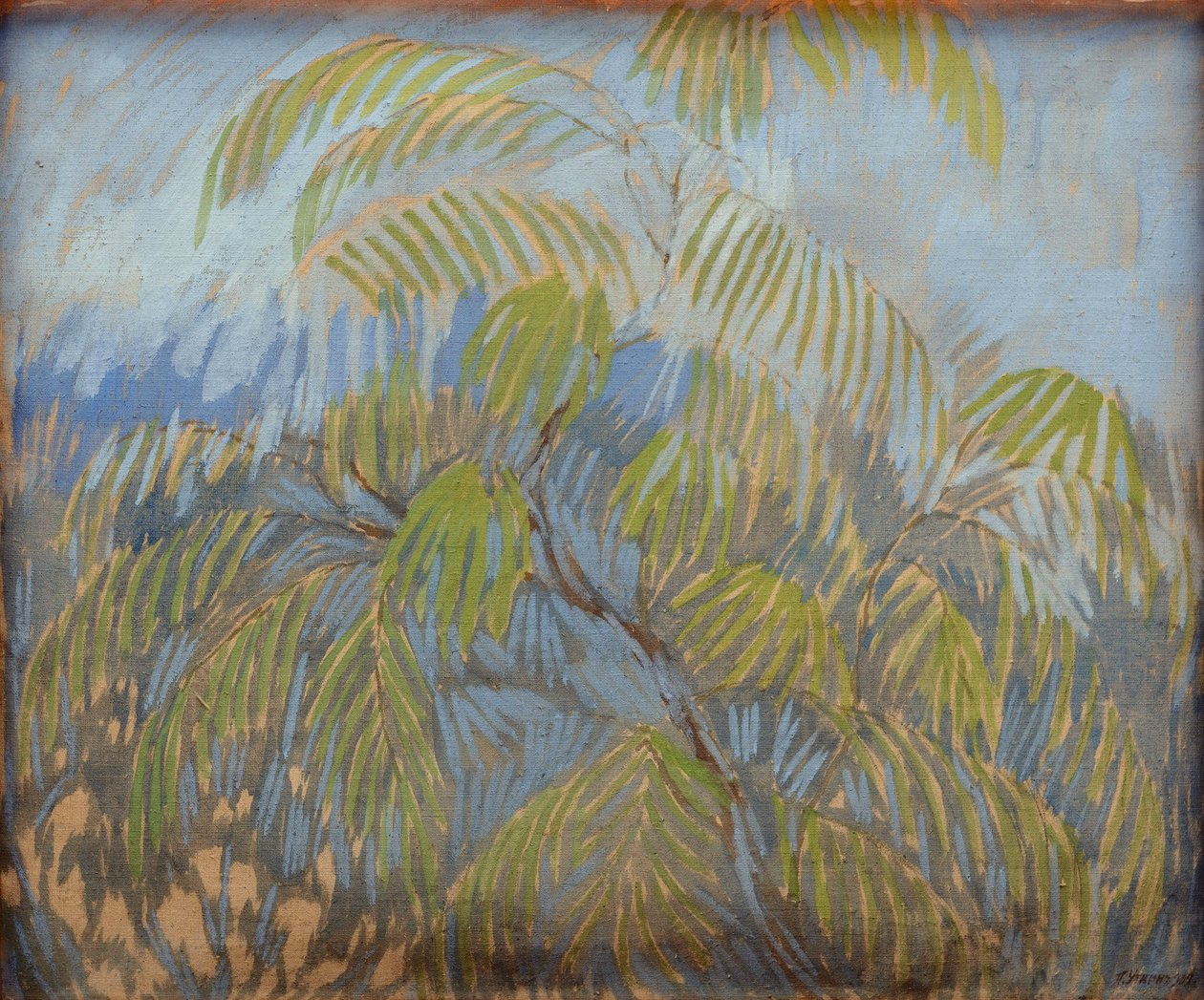 Mimosa par Utkin, Pyotr Savvich (1877-1934). Olej na plátně od Petr Savvic Utkin