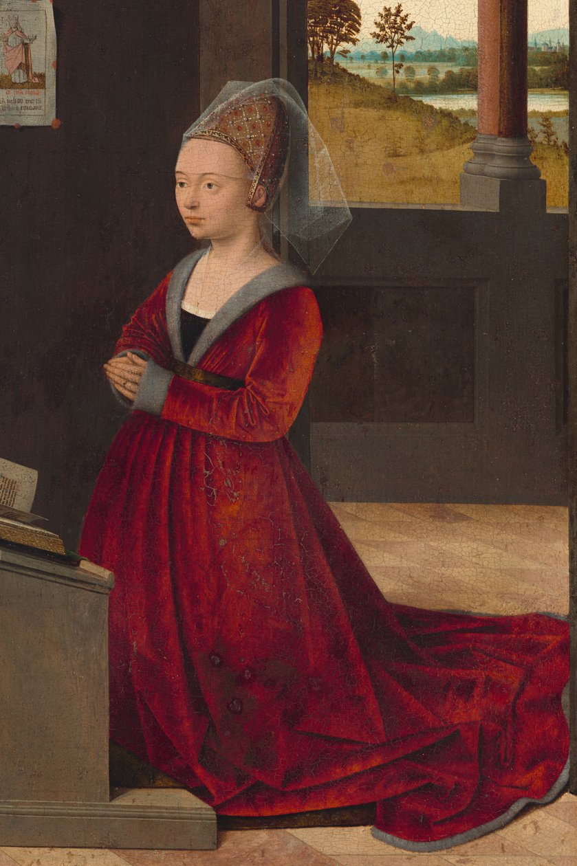 Klečící dárce (detail) od Petrus Christus