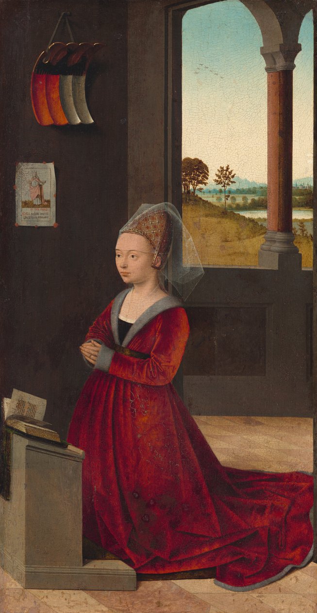 Klečící dárce od Petrus Christus