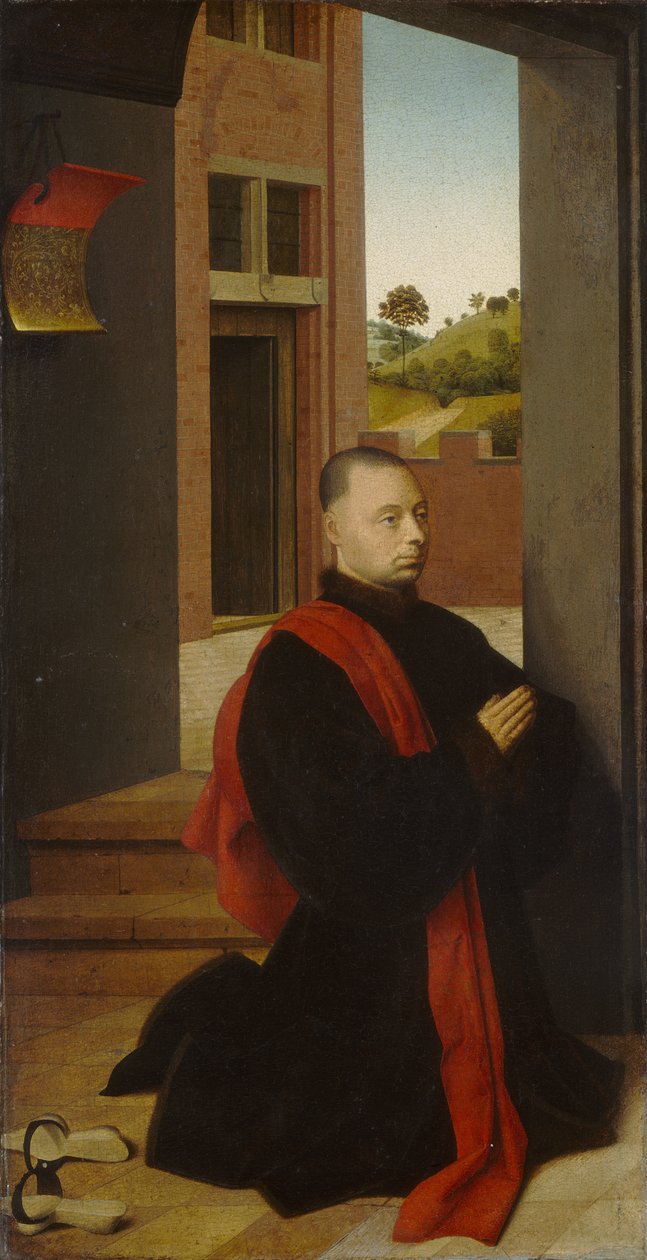 Portrét mužského dárce, c.1455 od Petrus Christus