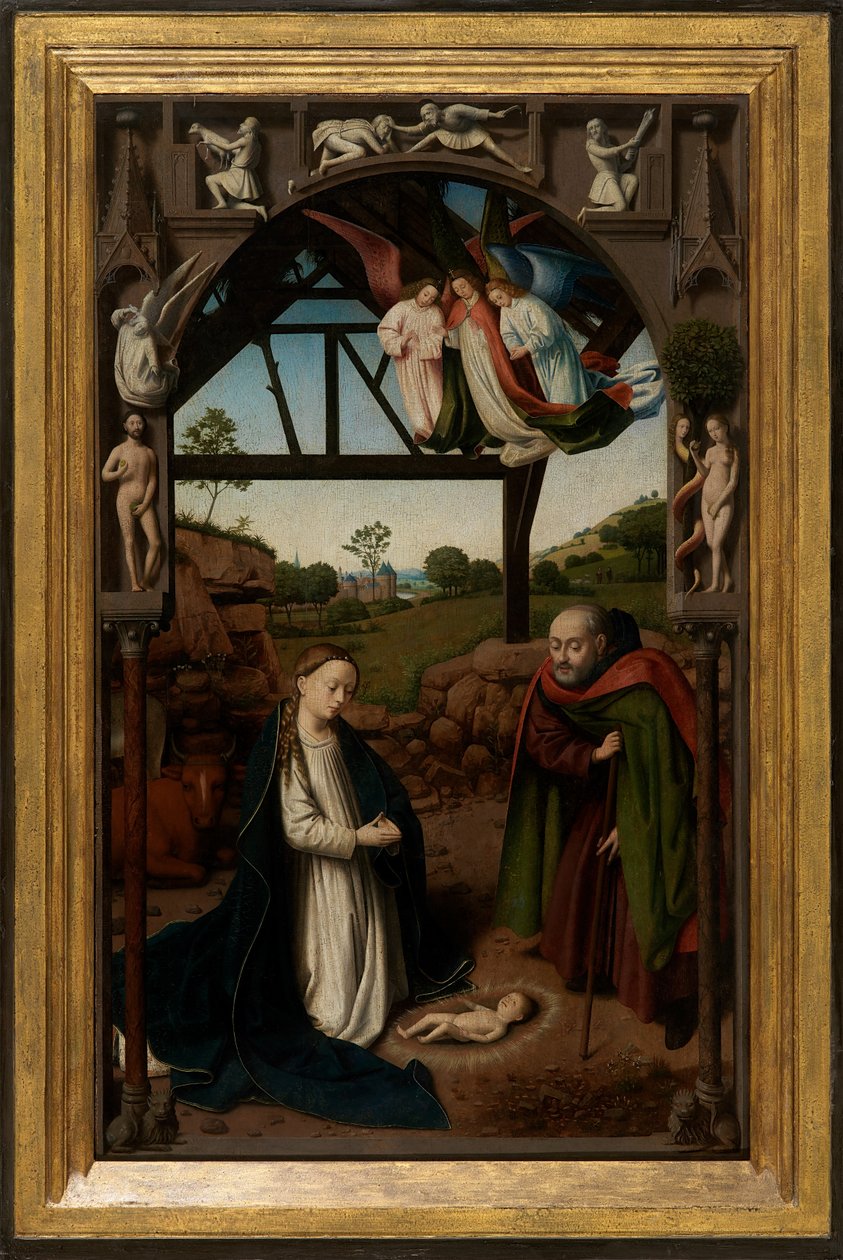 Klanění Krista-Dítěte od Petrus Christus