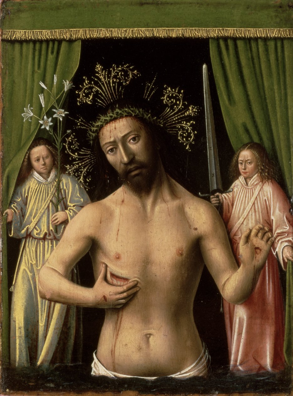 Kristus jako muž bolesti, 1450 od Petrus Christus