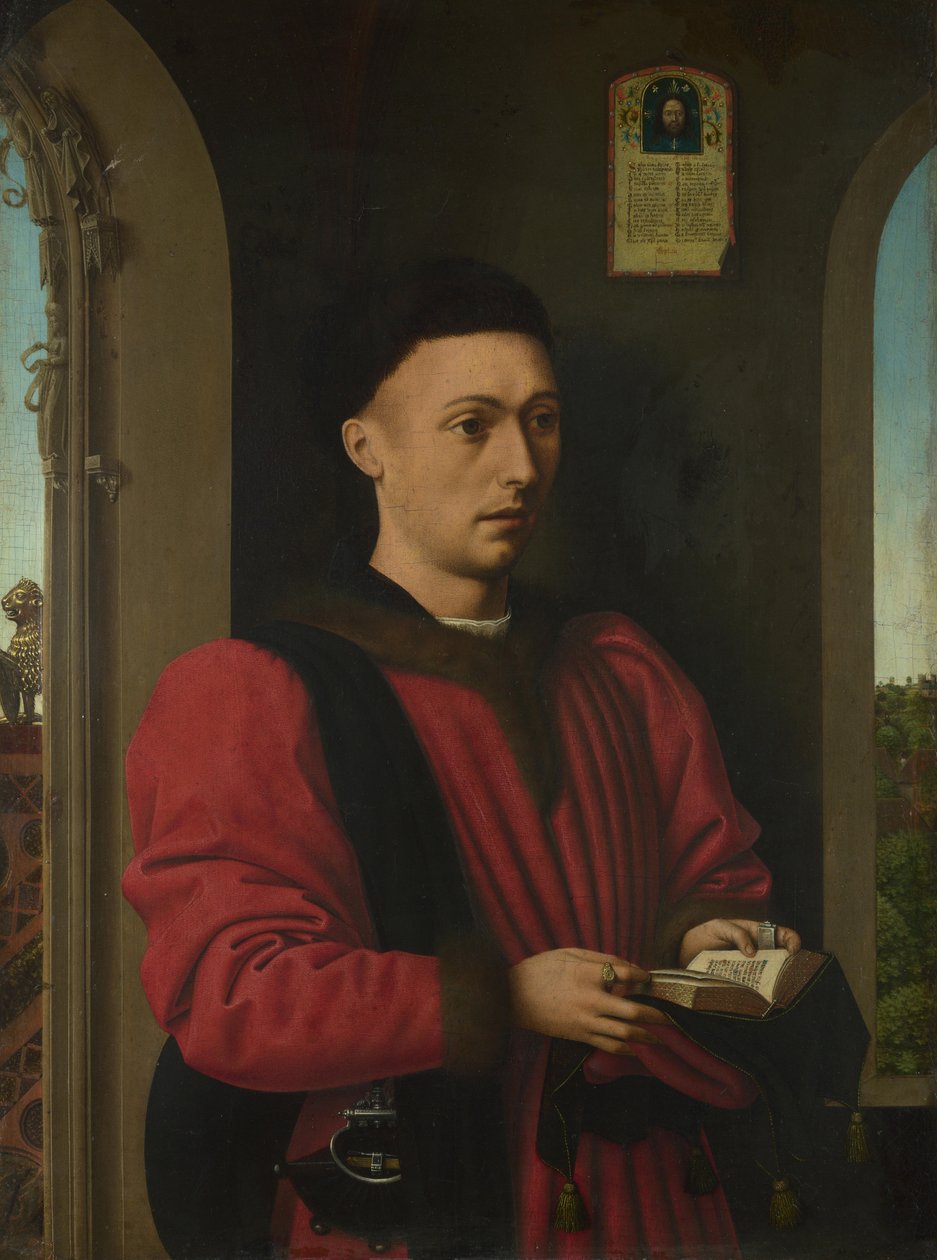 Portrét mladého muže, 1450-1460 od Petrus Christus