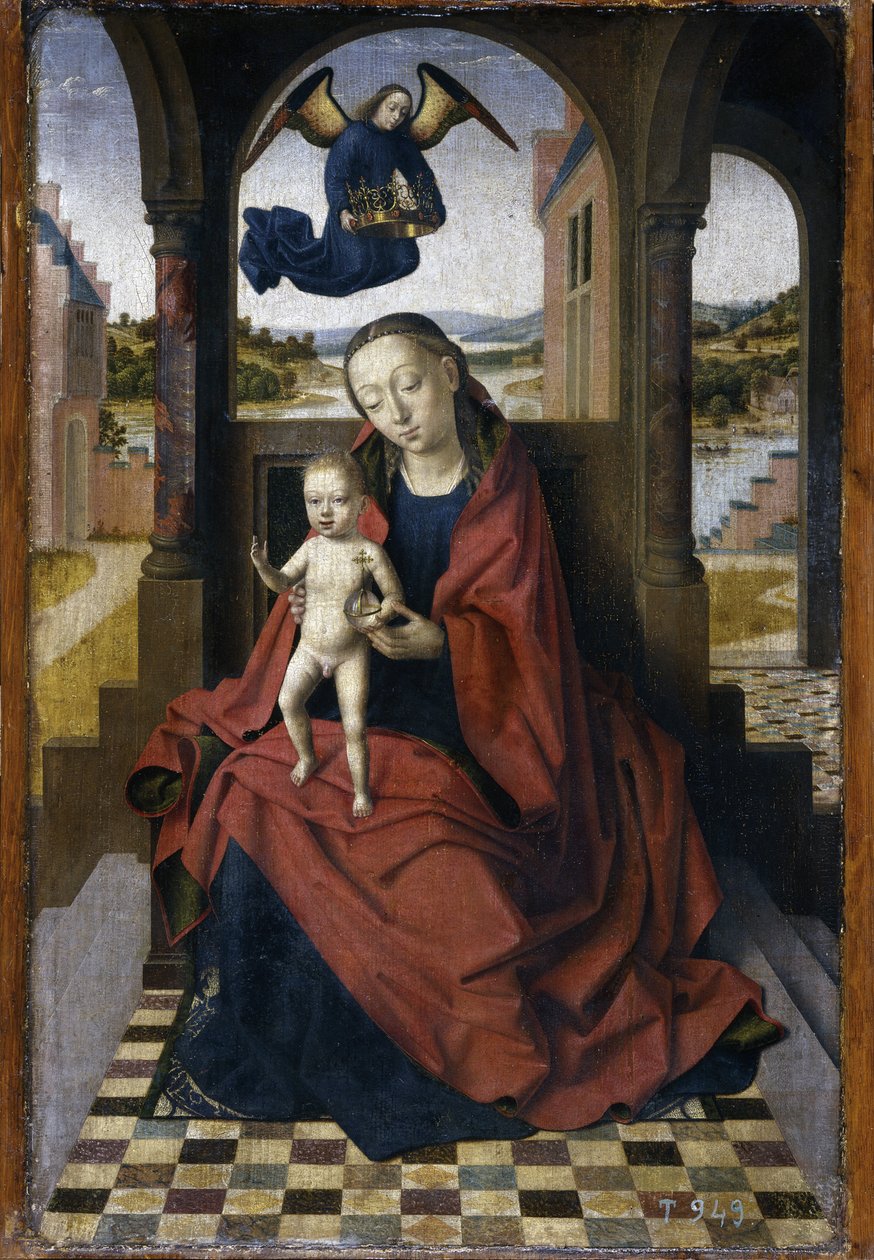 Madona s dítětem, 60. léta 14. století od Petrus Christus