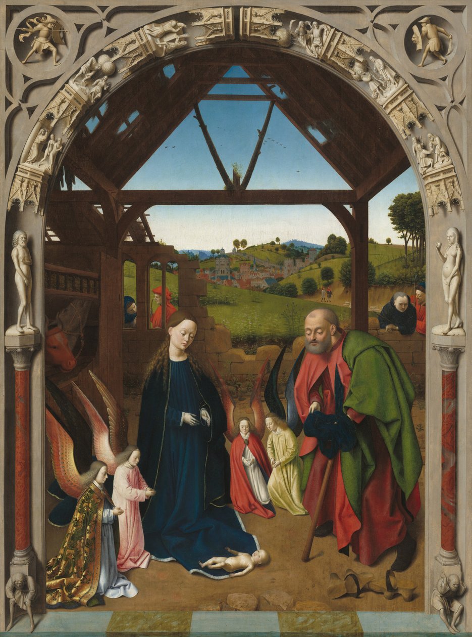 Narození Páně od Petrus Christus