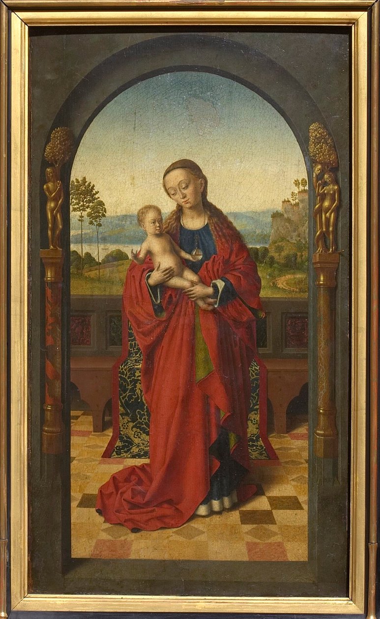 Panna a dítě, c. 1450. od Petrus Christus