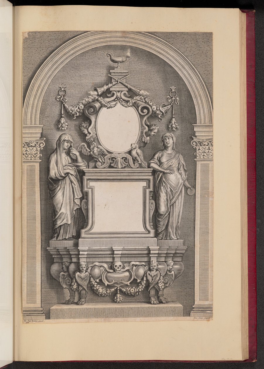 Rubensův epitaf od Petrus Clouet after Sir Peter Paul Rubens