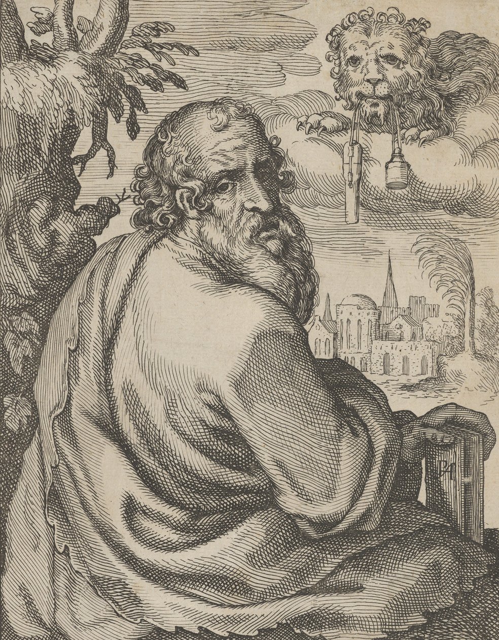 Marka, ze Čtyř evangelistů, 1610-20. od Petrus Feddes