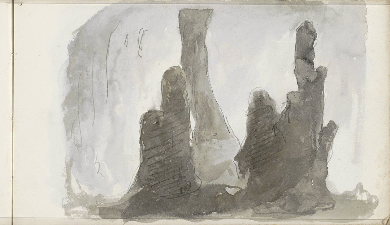 stalagmity od Petrus Johannes Schotel