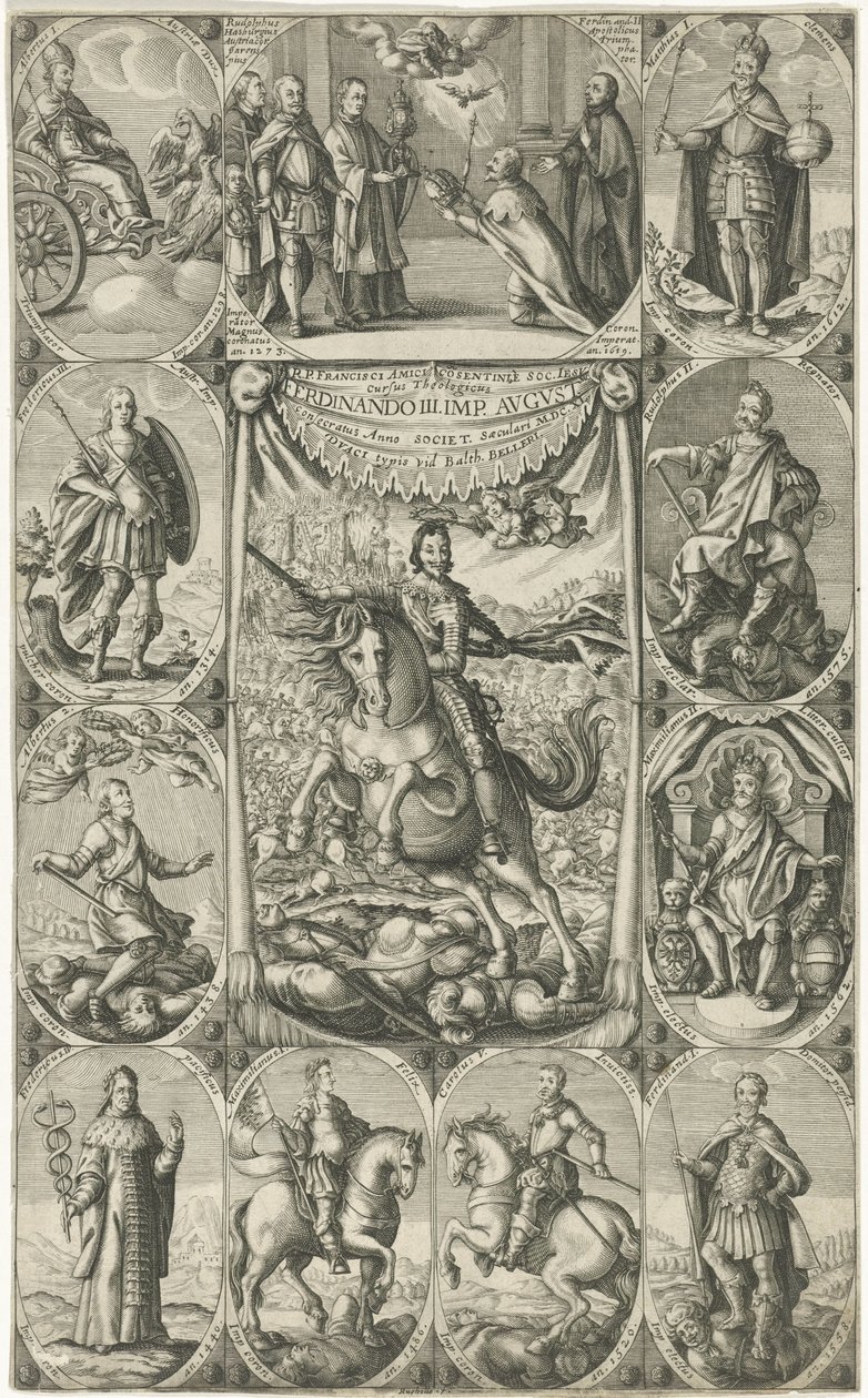 Alegorické zobrazení císaře Ferdinanda III od Petrus Rucholle