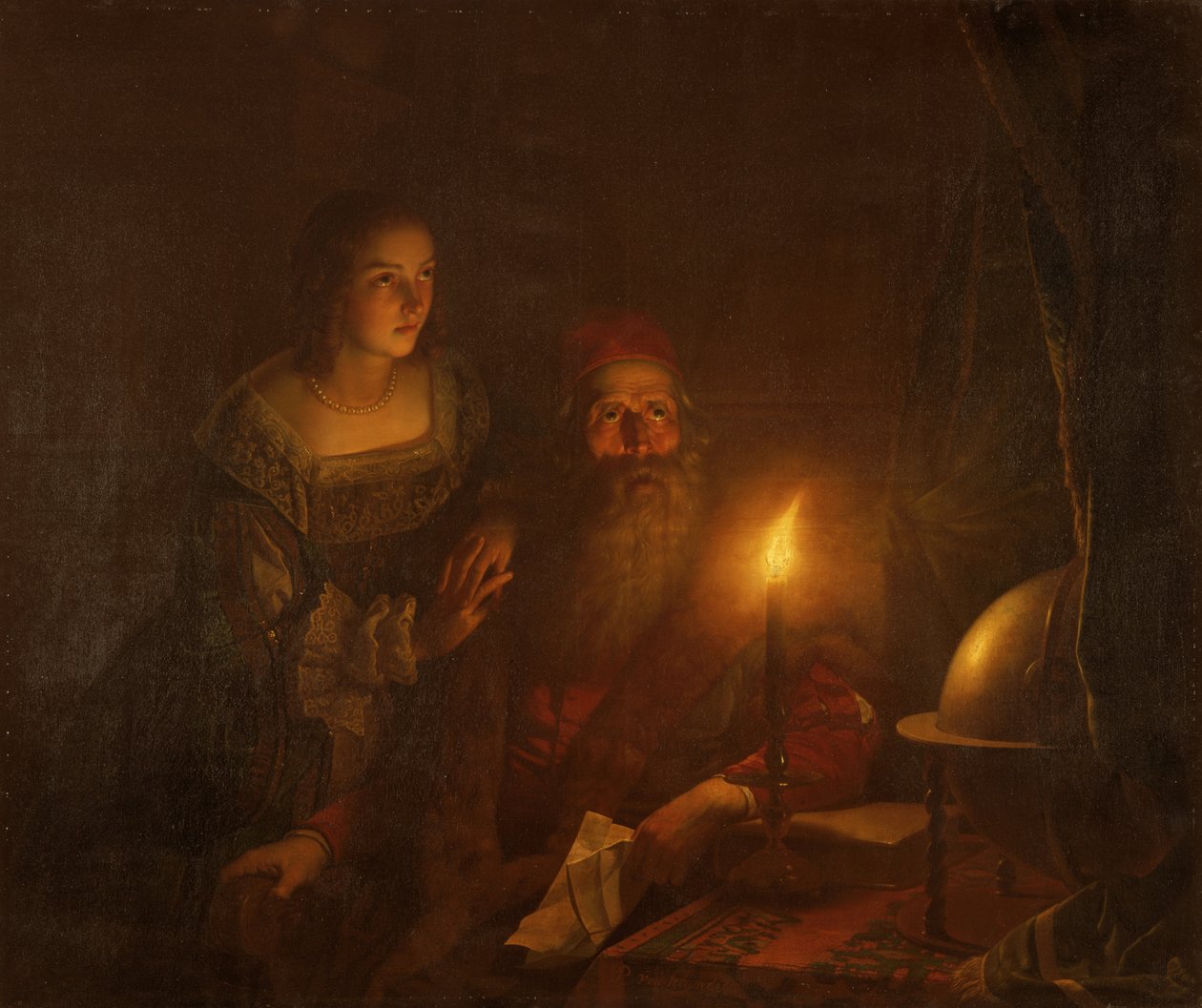 Etienne Van den Bergh Falešně obviněn z velezrady (olej na plátně) od Petrus van Schendel