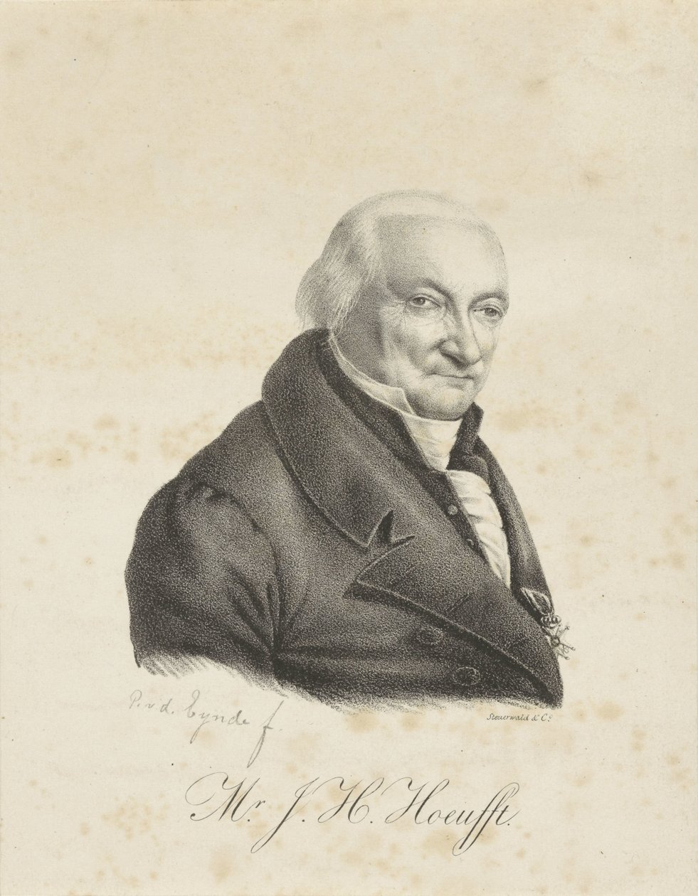 Portrét Jacoba Hendrika Hoeuffta od Petrus van den Eynde