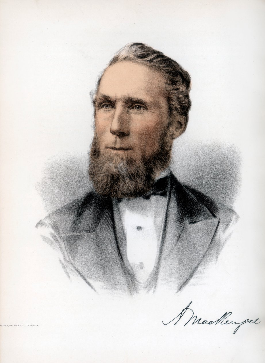 Alexander Mackenzie, druhý ministerský předseda Kanady, c1890. od Petter and Galpin Cassell