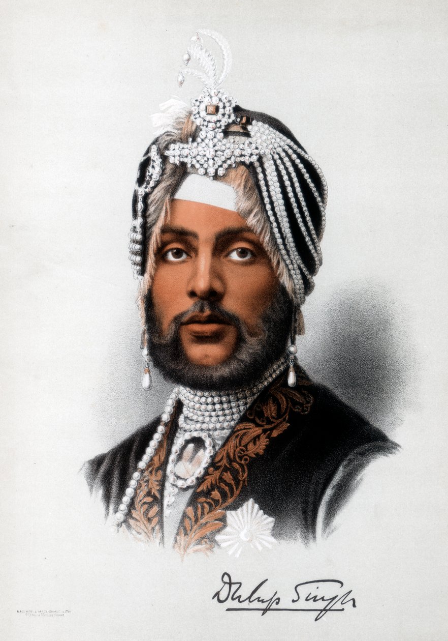 Duleep Singh, sikhský vládce, c1890. od Petter and Galpin Cassell