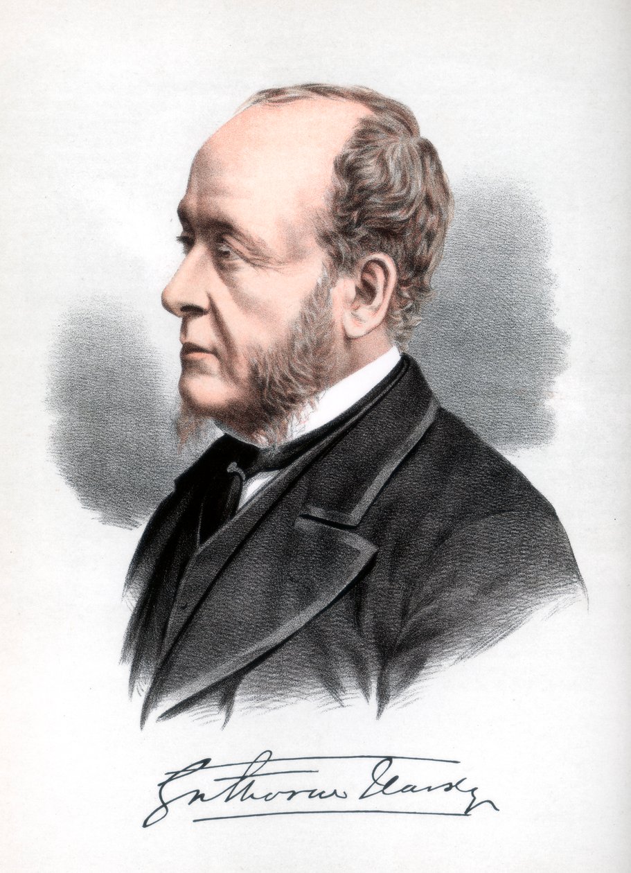 Gathorne Hardy, 1. hrabě z Cranbrooku, britský konzervativní politik, c1890. od Petter and Galpin Cassell
